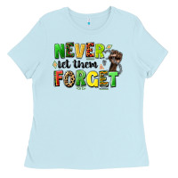 Baby Blue never let them forget juneteenth Ladies Tee - LillyAllenDesigns