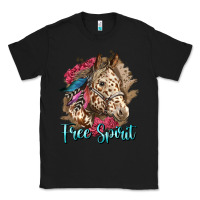 Black free spirit appaloosa horse Classic Tee - LillyAllenDesigns