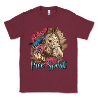 Burgundy free spirit appaloosa horse Classic Tee - LillyAllenDesigns