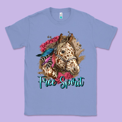 Free Spirit Appaloosa Horse Classic Tee Designed By Lillyallendesigns