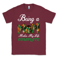 Burgundy Being A Mom Makes My Life Complete For dark Classic Tee - Bettercallsaul