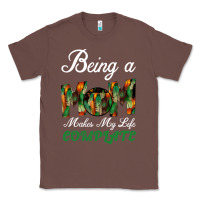 Chestnut Being A Mom Makes My Life Complete For dark Classic Tee - Bettercallsaul