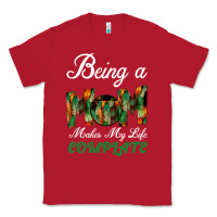 Red Being A Mom Makes My Life Complete For dark Classic Tee - Bettercallsaul