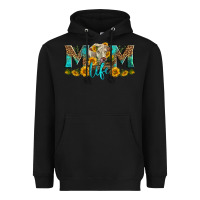 Black Western Charolais Cow Mom Life Heavyweight Hoodie - LillyAllenDesigns