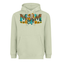 Matcha Western Charolais Cow Mom Life Heavyweight Hoodie - LillyAllenDesigns