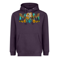 Plum Western Charolais Cow Mom Life Heavyweight Hoodie - LillyAllenDesigns