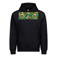 Black avacado with turquoise and leopard background 11 oz mug Urban Hoodie - BarkalooDesign