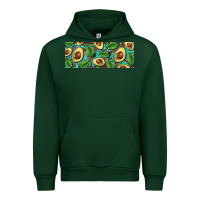 Forest Green avacado with turquoise and leopard background 11 oz mug Urban Hoodie - BarkalooDesign