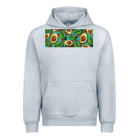 Heather Grey avacado with turquoise and leopard background 11 oz mug Urban Hoodie - BarkalooDesign