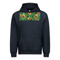 Navy avacado with turquoise and leopard background 11 oz mug Urban Hoodie - BarkalooDesign