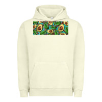 Pigment Pistachio avacado with turquoise and leopard background 11 oz mug Urban Hoodie - BarkalooDesign