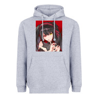 Heather Grey tokisaki kurumi Heavyweight Hoodie - tuanDangUi