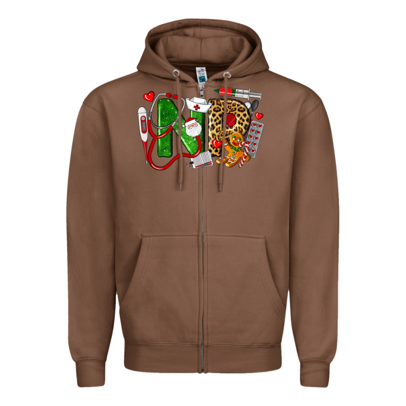 Christmas Nr Nurse Practitioner Nurse Zipper Hoodie by LillyAllenDesigns | Teevron