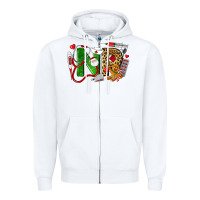 White christmas nr nurse practitioner nurse Zipper Hoodie - LillyAllenDesigns