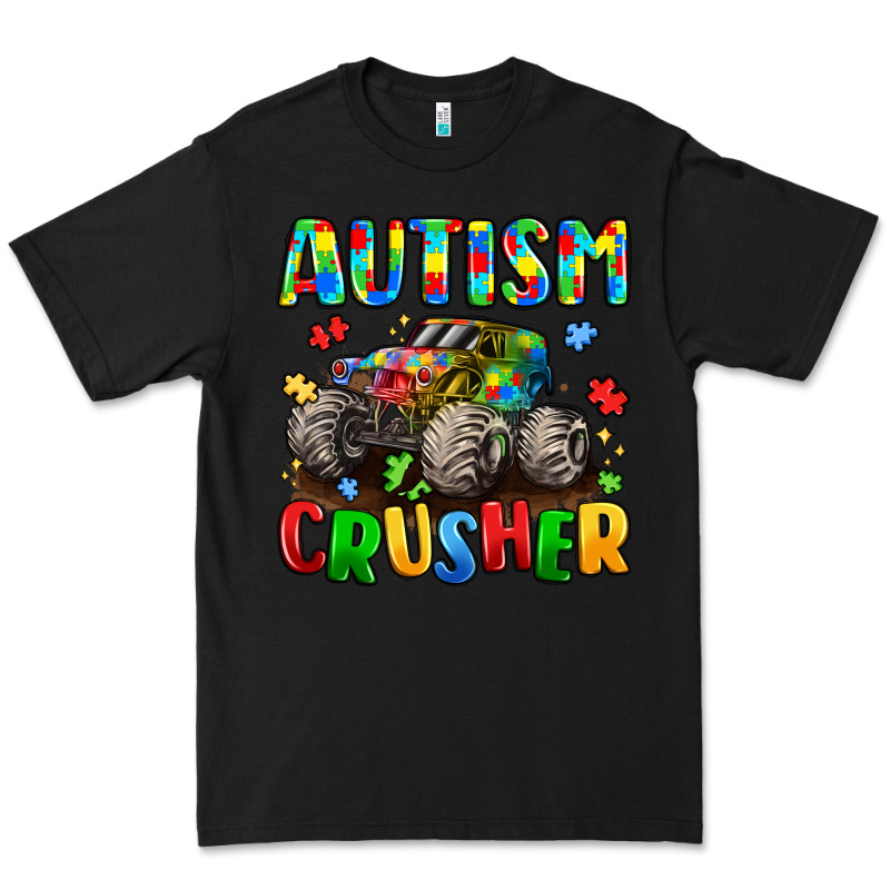 Autism Crusher Premium Tee by LillyAllenDesigns | Teevron