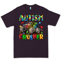Plum autism crusher Premium Tee - LillyAllenDesigns