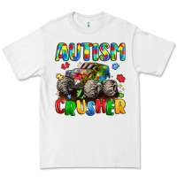 White autism crusher Premium Tee - LillyAllenDesigns
