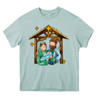 Jesus Newborn Oh Holy Night Heavy Core Tee | Teevron