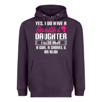 Plum Father Yes I Do Have A Beautiful Daughter Heavyweight Hoodie - tuanDangUi