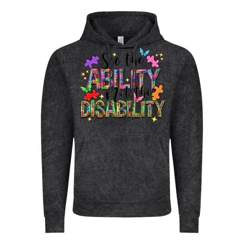 See The Ability Not The Disability Nca Vintage Hoodie by NancyCooperArtShop | Teevron