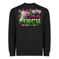 Black too cute to pinch Heavyweight Sweatshirt - FaDigitalArtStudio