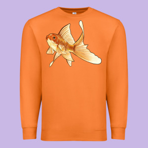 Goldfish Premium Sweatshirt Designed By Lillyallendesigns