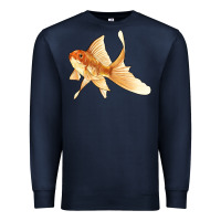 Navy Goldfish Premium Sweatshirt - LillyAllenDesigns