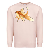 Pale Pink Goldfish Premium Sweatshirt - LillyAllenDesigns