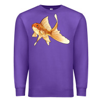 Purple Goldfish Premium Sweatshirt - LillyAllenDesigns