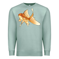 Seafoam Goldfish Premium Sweatshirt - LillyAllenDesigns