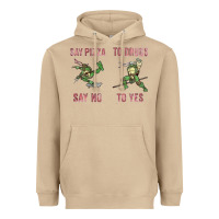 Mushroom say pizza to drugs say no to yes Heavyweight Hoodie - tuanDangUi