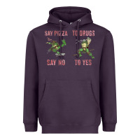 Say Pizza To Drugs Say No To Yes Heavyweight Hoodie | Teevron