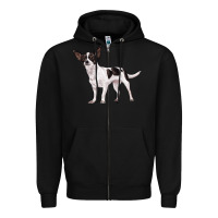 Black chihuahua Zipper Hoodie - LillyAllenDesigns