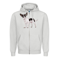 Dove Grey chihuahua Zipper Hoodie - LillyAllenDesigns