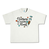 Pistachio nursing i̇s a work of heart Urban Heavy Tee - JahusDesignShop