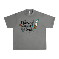 Tornado nursing i̇s a work of heart Urban Heavy Tee - JahusDesignShop