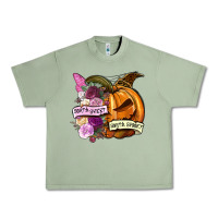 Oil Green Sorta sweet sorta spooky Urban Heavy Tee - NancyCooperArtShop
