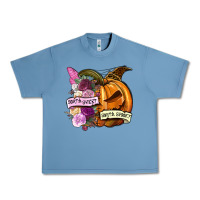 Pebble Blue Sorta sweet sorta spooky Urban Heavy Tee - NancyCooperArtShop