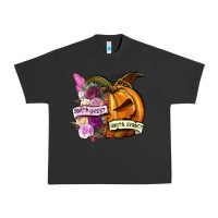 Pigment Black Sorta sweet sorta spooky Urban Heavy Tee - NancyCooperArtShop