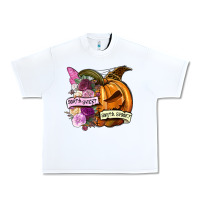 White Sorta sweet sorta spooky Urban Heavy Tee - NancyCooperArtShop