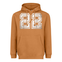 Meerkat Number 22 Sports Jersey Lucky No. Birthday Age Vintage Heavyweight Hoodie - tuanDangUi