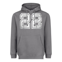 Storm Number 22 Sports Jersey Lucky No. Birthday Age Vintage Heavyweight Hoodie - tuanDangUi