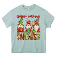 Arona chillin with my gnomies Heavy Core Tee - MaliasSmallBusiness