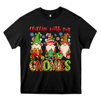 Black chillin with my gnomies Heavy Core Tee - MaliasSmallBusiness