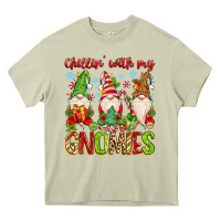 Mossy chillin with my gnomies Heavy Core Tee - MaliasSmallBusiness