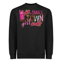 Black small town girl with flowers bbs Heavyweight Sweatshirt - BundleAndBundleShop