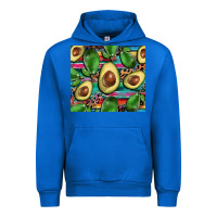 Cobalt avacado Urban Hoodie - BarkalooDesign