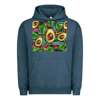 Pigment Midnight Navy avacado Urban Hoodie - BarkalooDesign