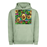 Pigment Oil Green avacado Urban Hoodie - BarkalooDesign