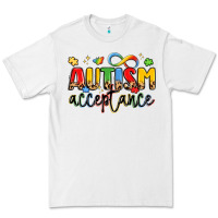 White autism acceptance Premium Tee - LillyAllenDesigns